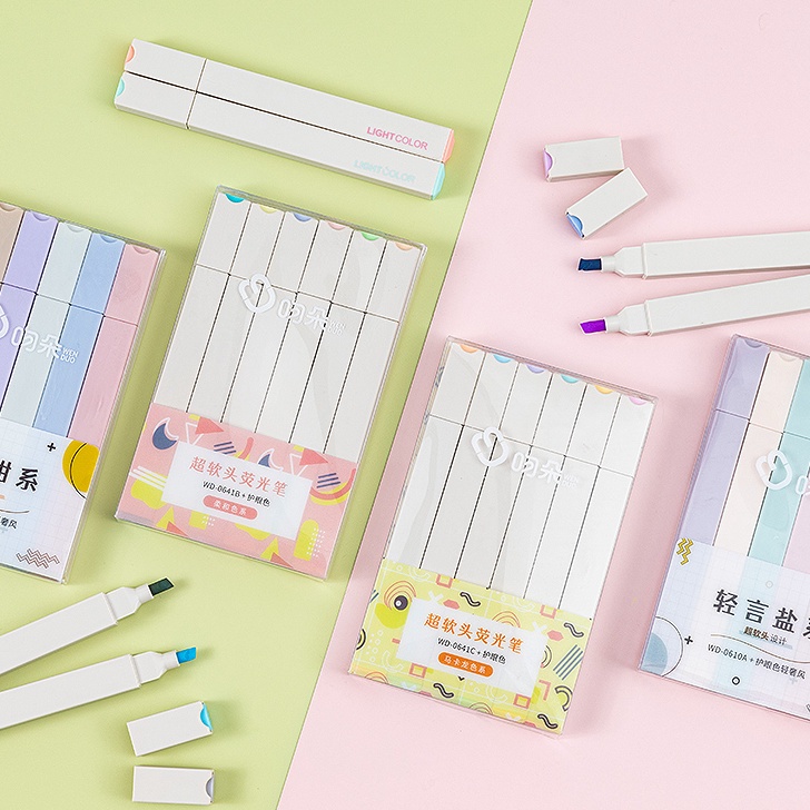 

➾Bestseller✦☍ ZHSKZ Multicolor pena stabilo siswa 6pcs/SET Highlighter pastel 6 colors macaroon Stabilo warna murah tulis buku catatan Marker notebook diary Soft pastel Pastel pen diary Graffiti Lukisan Hand account A80 ✯Terupdate