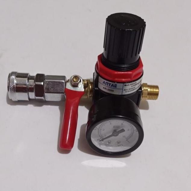 Regulator Kran Coupler Kompresor Set Murah