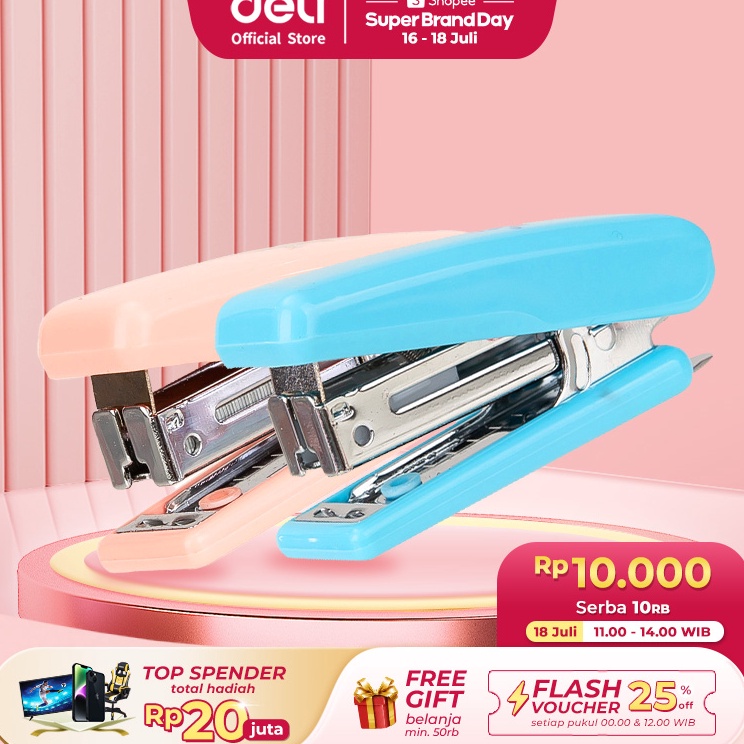 

Terlaris Deli Stapler Sekolah 10sheets dengan jepretan halus E0222