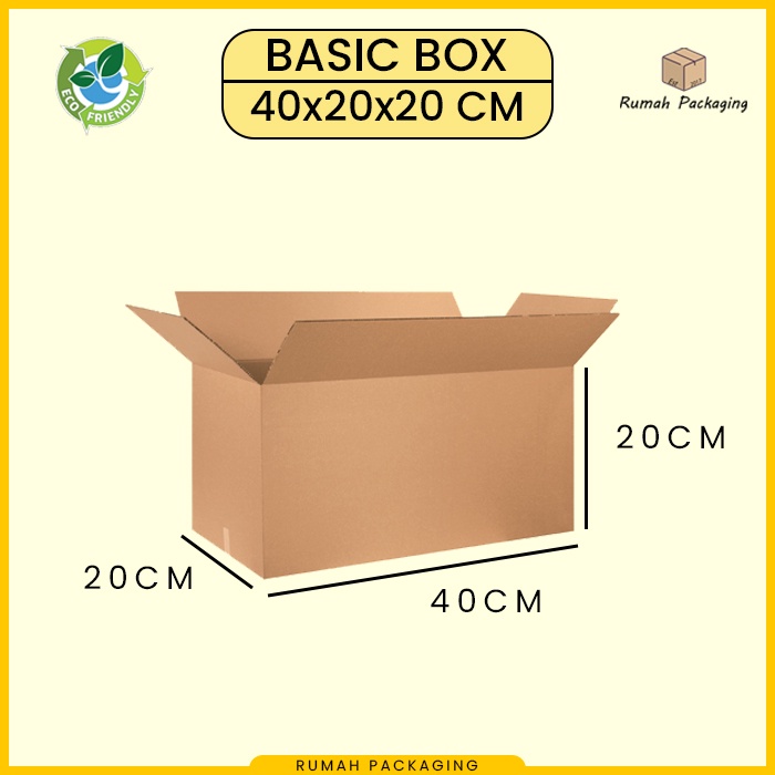 

Kardus / Karton Box Packing Polos 40x20x20 cm
