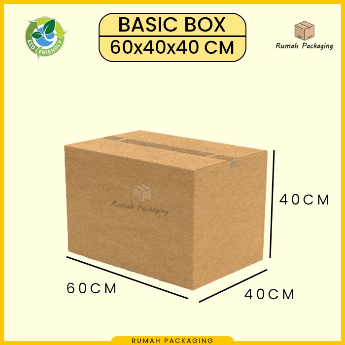 

Kardus / Karton Box Packing Polos Besar 60x40x40 cm
