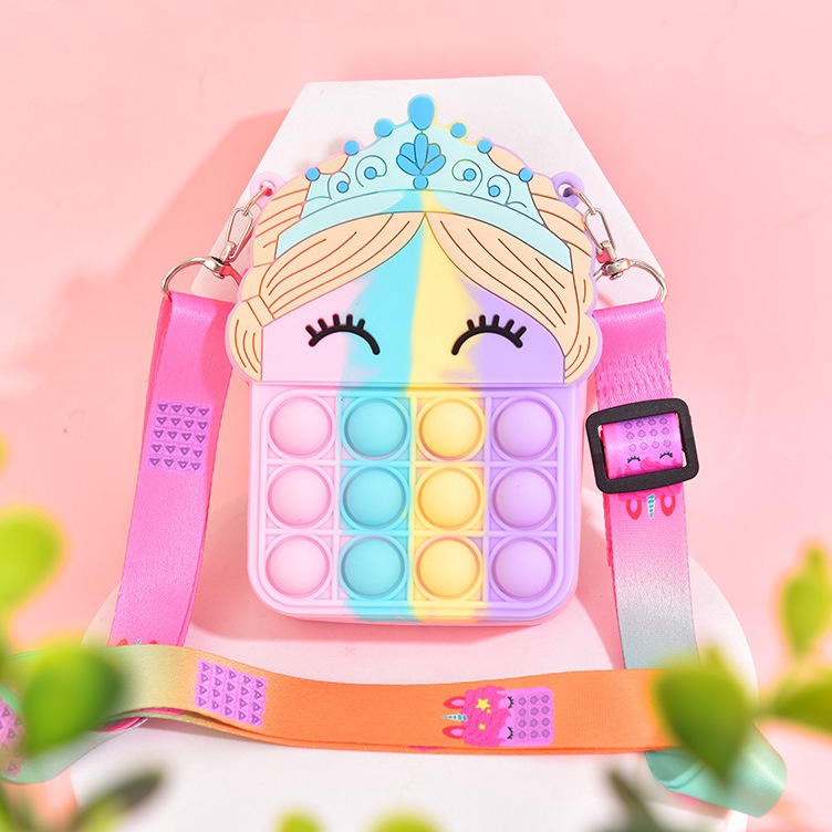 ➨Terbatas☈ 8FVRF TAS ANAK POP IT PRINCESS FASHION TA038 V100 ➯Laris