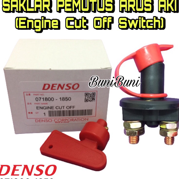 ✱ Saklar / Switch Pemutus Arus Aki - Engine Cut Off / Battery Main Switch Untuk Mobil & Mesin
