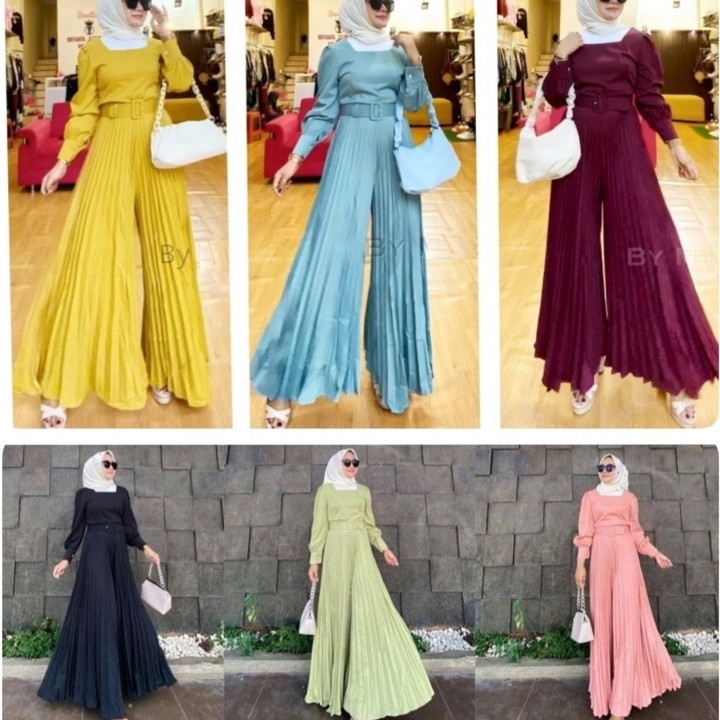 ➠Ready❉ LPNKI TM 9091 Jumpsuit PAULINA import F72 ➨Stock Banyak