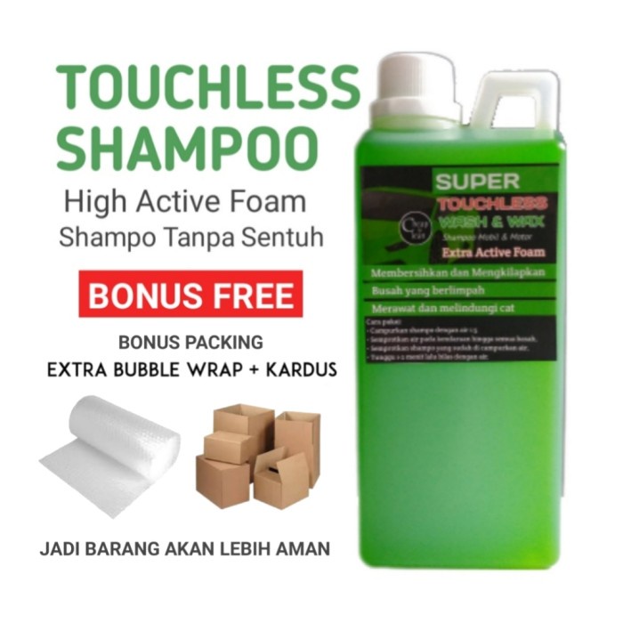 Sabun Cuci Motor dan Mobil Tanpa Sentuh Touchless Shampoo