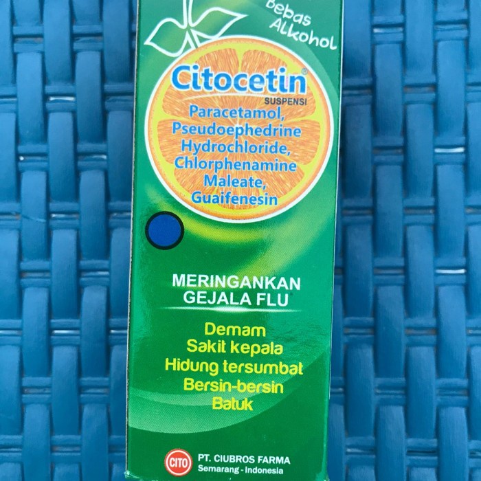 Obat Flu dan Batuk Citocetin 60 mL