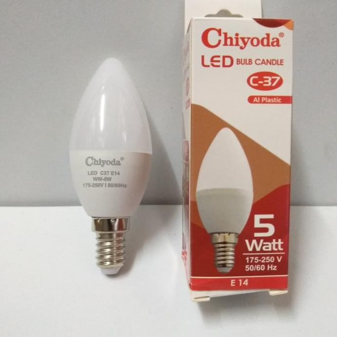 ~~~~~] Lampu LED Bulb Chiyoda Candle Jantung Hias Lilin E14