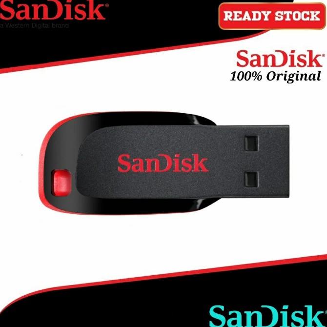 SANDISK FLASHDISK CRUZER BLADE 128GB - USB FLASH DISK BLADE 128 GB