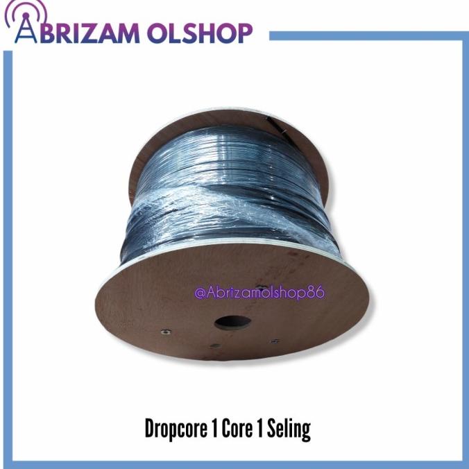 Kabel Fiber Optik Dropcore 1 Core 1 Seling 1Km / 1000M