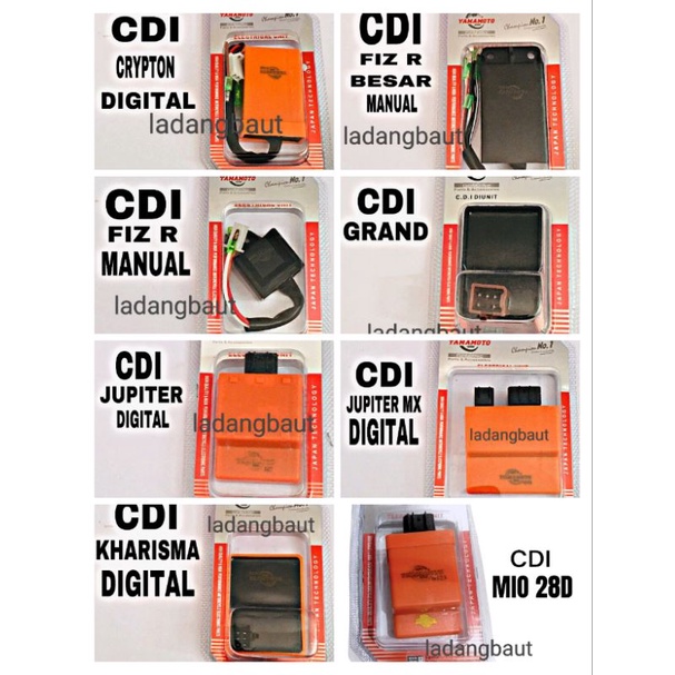 CDI SHOUGUN / TIGER / RX-K NEW / RX-K / RC100 / GRAND / F1ZR / F1ZR BESAR /CRYPTON YAMAMOTO PART - 1