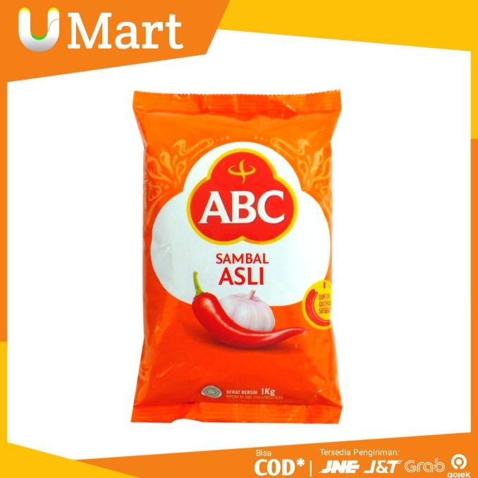 

U Mart - Saus ABC Sambal Asli 1kg - Saos Kemasan Refill