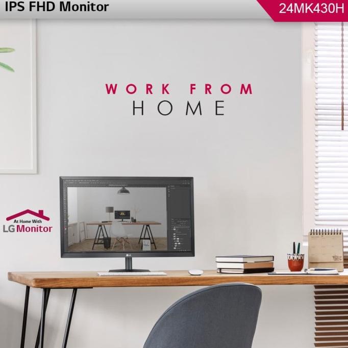 LG LED Monitor 24MK430H-B - 24" IPS FreeSync