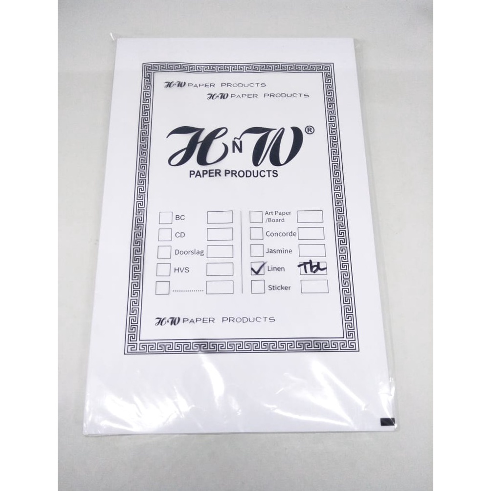 

95 KERTAS PRINT PIAGAM / SERTIFIKAT LINEN PUTIH A4 F4 ISI 50 LEMBAR 59