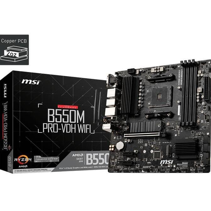 MSI B550M PRO-VDH WIFI (SOCKET AM4)