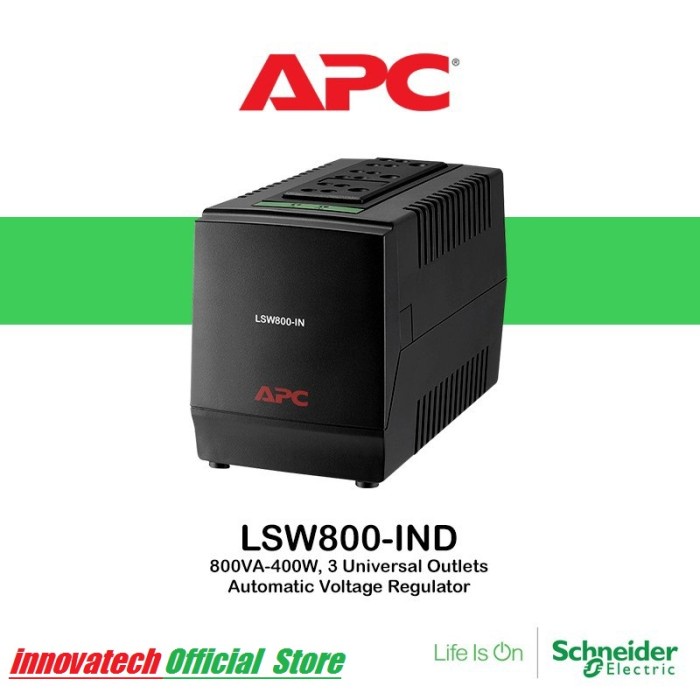 Terlaris Apc Lsw800 800Va 400W Lsw800-Ind Lsw800Ind Stabiliser Stabilizer Avr