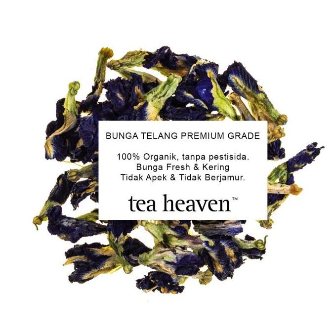 

Teh Bunga Telang Organik Segar Butterfly Pea Tea Premium