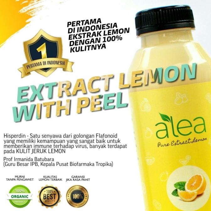 

*#*#*#*#] Alea Ekstrak Lemon Asli Minuman Kesehatan dan Kecantikan Alami - 500mL