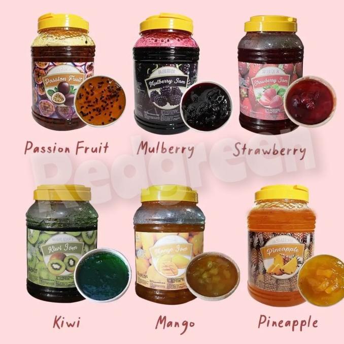 

:>:>:>:>] Selai Buah Fruit Jam import Taiwan 4 kg