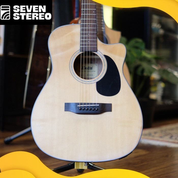 Best Seller Delta Da300Ce Acoustic Guitar Solid Top Gitar Akustik Elektrik