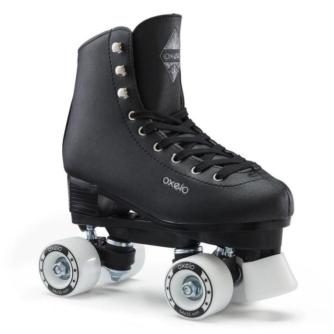 OXELO Sepatu Roda 4 Anak dan Dewasa Artistic Quad Skates