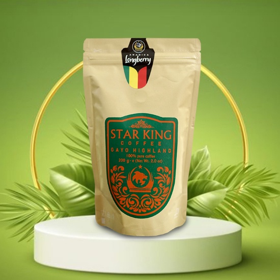 

Star King Coffe Arabica Longberry Kopi Aceh