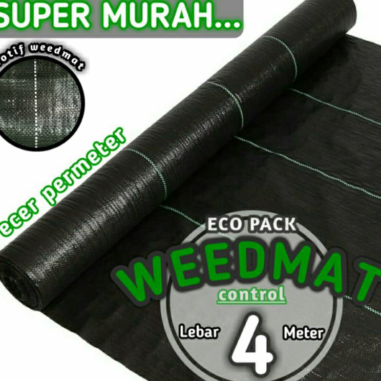 Terkini✮➡ EGYZO Weedmat Lebar 4 meter / weedmat control green house / terpal mulsa green house N100 