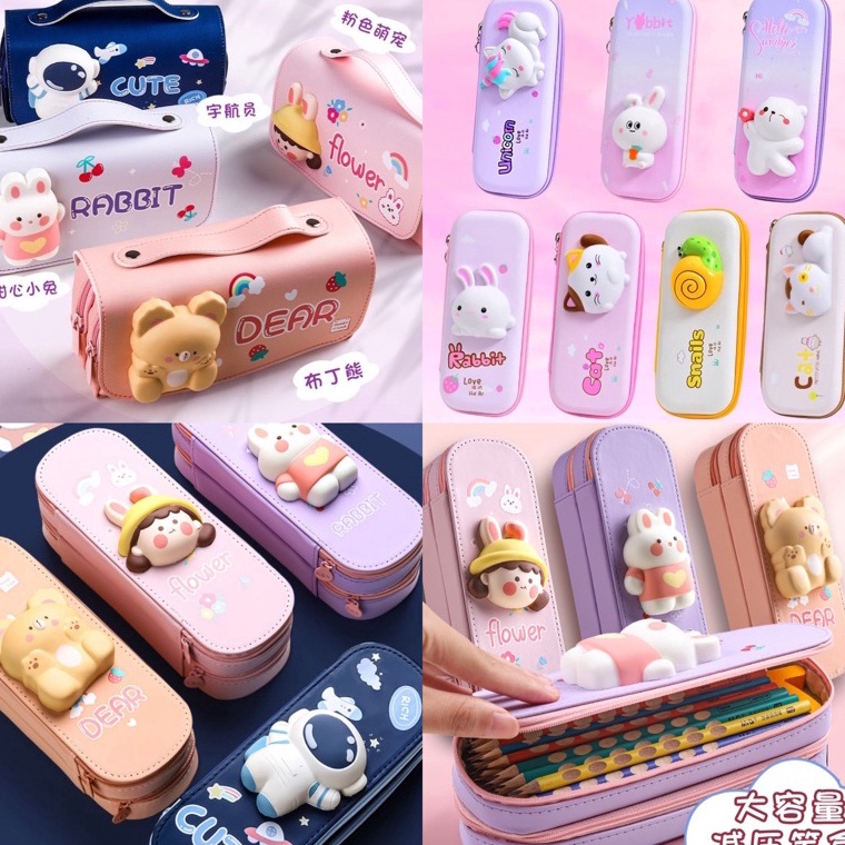 

Terbatas.. Kotak Pensil Squisy / Kotak Pensil Anak Hard Case MHF