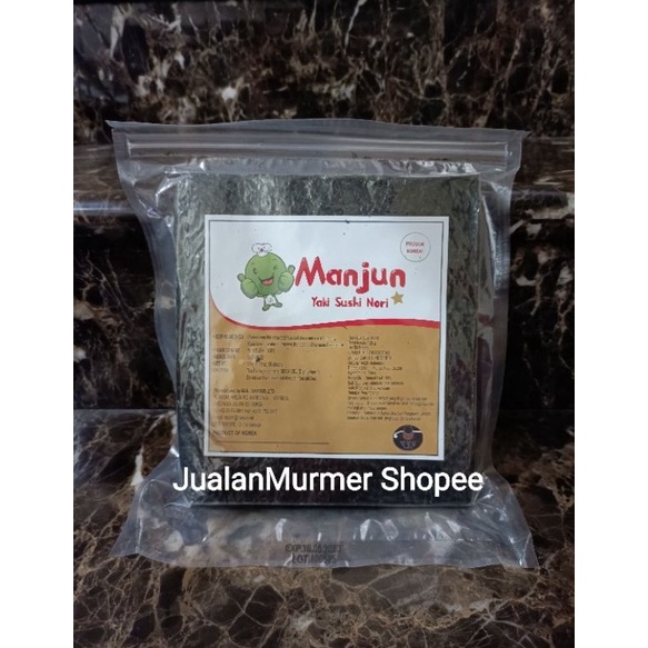 

codeB6n1M Manjun Sushi Nori 50 Lembar 1 Pack