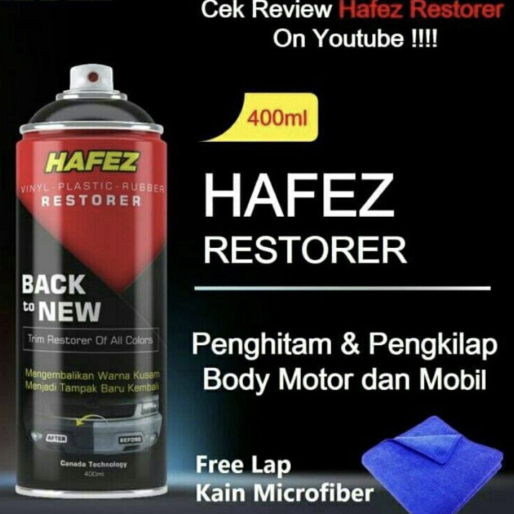 ❁ Hafez Restorer - Pengkilap & Penghitam Body Motor