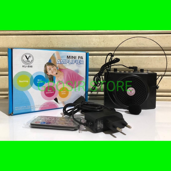 MINI PA AMPLIFIER VPK KU898 / SPEAKER PINGGANG WAISTBAND VPK KU-898