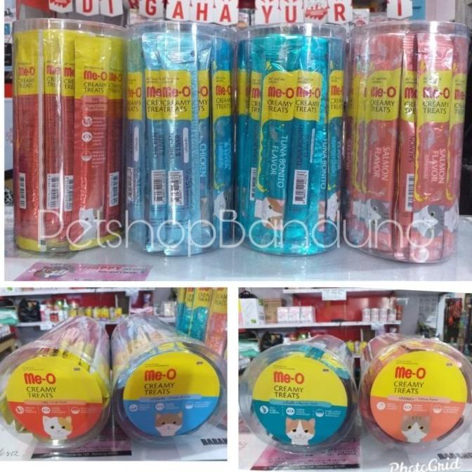 Me-O Creamy Treats 1 Toples (Isi 36 Pcs) Meo Cat Snack Cemilan Kucing Sekarcintya090