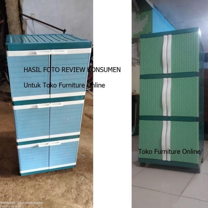 Ready Diskon Lemari Plastik Pakaian Laci Rak Buku Almari Mini Club 4 Yolandaputri01