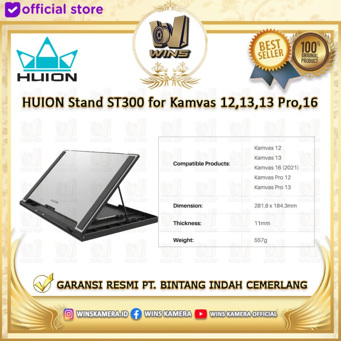 Bestseller Huion St300 Adjustable Stand Drawing Tablet For Kamvas 13, 13 Pro, 16
