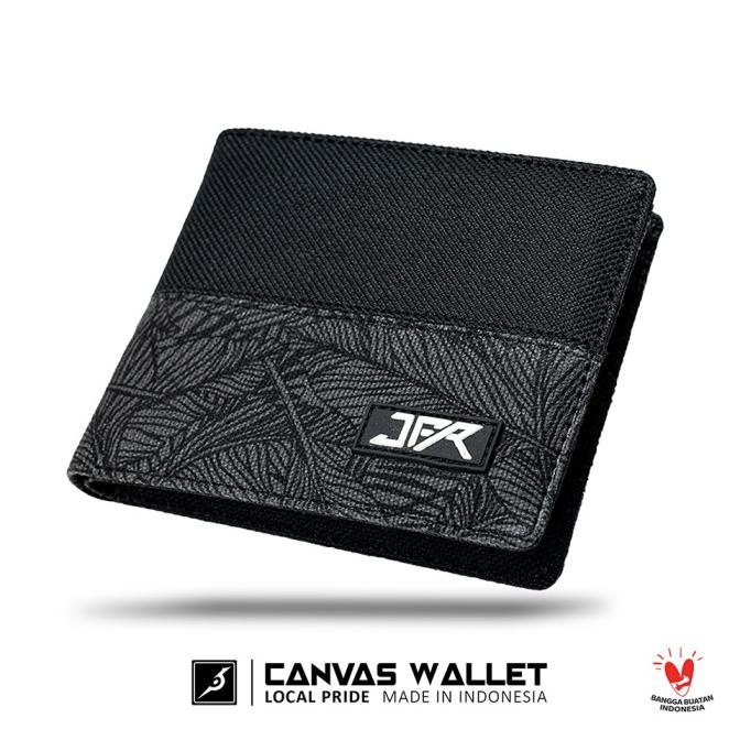 Jfr Neo Wallet - Dompet Pria Bahan Kanvas Army Jp62