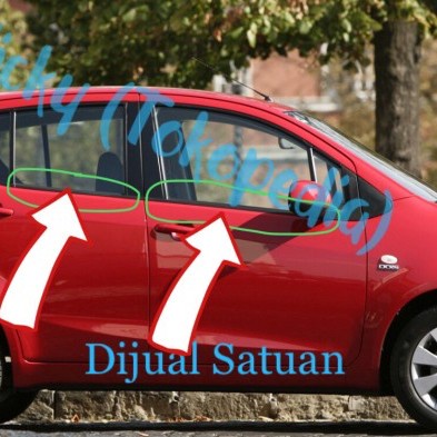 Pelipit Lis Karet Kaca Luar Suzuki Splash Satuan Suzuki Sgp