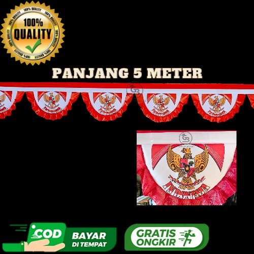 Bendera Umbul Umbul Gelombang Tantinseller