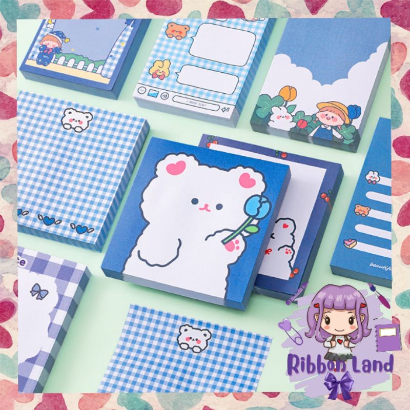 

(80 lembar) Memopad Tulis Nuansa Biru