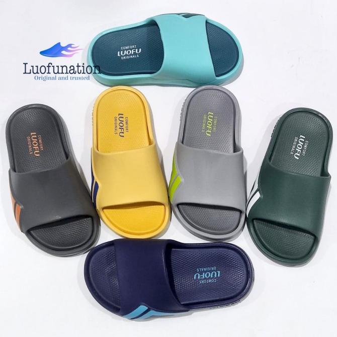 LUOFU E 6213 - E32 SIZE 30-35 l Sandal Selop jelly anak TEBAL