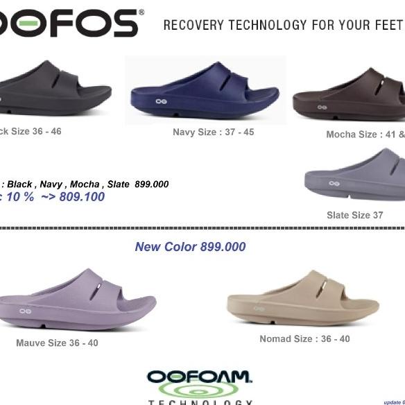 OOAHH SLIDE ( Oofos Sandal Recovery dan U.Plantar fascities )