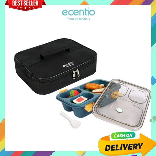 Kotak Makan Lunch Box 1 Set Lengkap Murah Anak Wadah Nasi Sekolah Sd Tuperwar Mini Gratis Tas Botol 