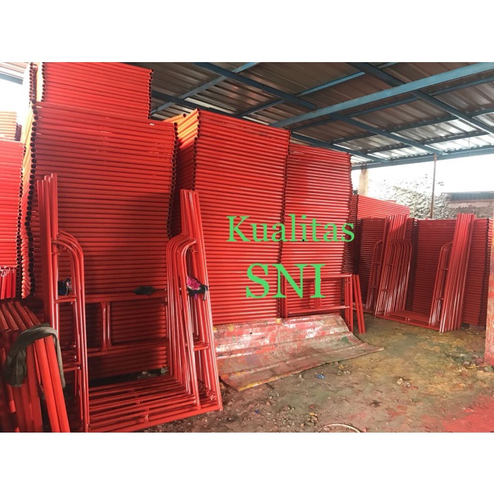 Scaffolding Steger 190 Cm / 1,9 M / Set Kualitas Sni Las Co2 Mainframe