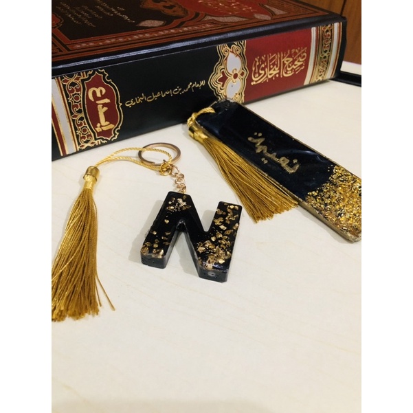 

Resin pembatas buku/bookmark resin/ pembatas Al Qur’an