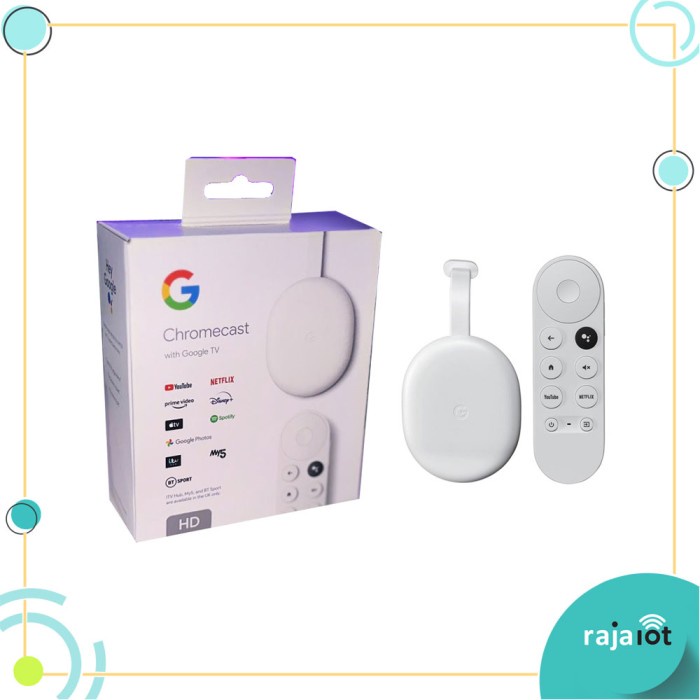 NEW SERIES GOOGLE CHROMECAST WITH GOOGLE TV ORIGINAL TERBARU