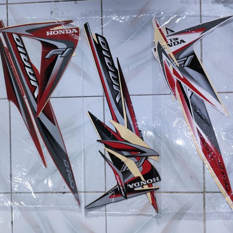 Onderdil Sticker Lis Striping Vario Remot 2014 2015 110 Injeksi Long | Stiker Bodi Motor Vario Remot