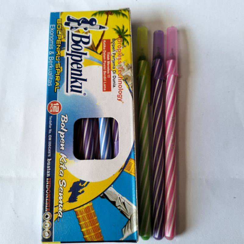 

BOLPENKU 12PCS BOLPEN ULIR BERKUALITAS