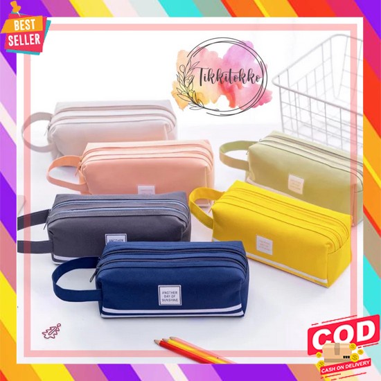 Tempat Pensil Anak Perempuan Pencil Case Sekolah Terbaru Wadah Pulpen  Kotak Pensil Besar Double Z