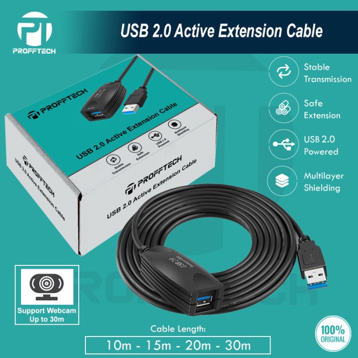 kabel usb extension aktive 15 m.