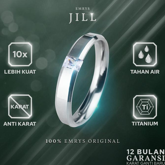 Emrys Premium Ring Jill Cincin Pria Wanita