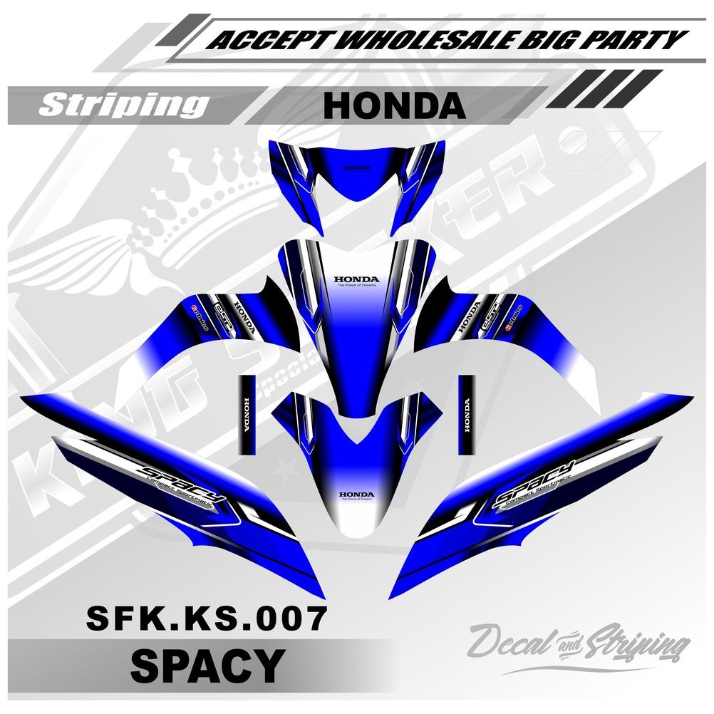 Promo Sticker Striping Decal Full Body Honda Spacy - Sticker Striping Variasi Motor Honda Spacy . Sf