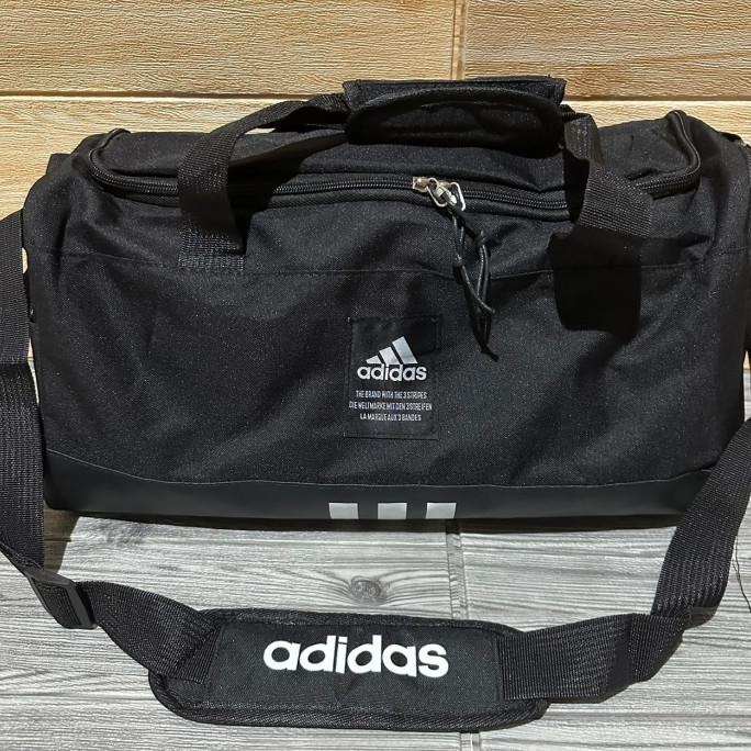 Tas Olahraga Duffle Bag Adidas Logo Original Black